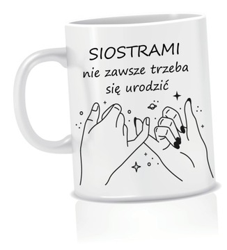 Kubek PRZYJACIÓŁKI na prezent 330ml + kartonik