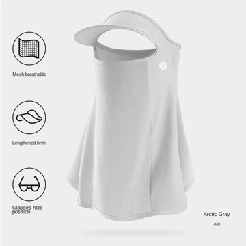 UV Protection Mask Solar Blocker for Face Kaffiyeh Sunscreen Shade Veil