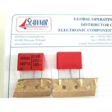 Kondensator WIMA MKP10 680nF 250V R22.5 20% x2