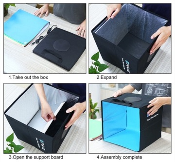 PULUZ Light Box Мини фотостудия Световой короб с 6 цветными фонами
