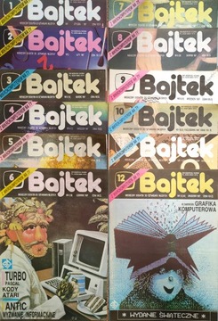 BAJTEK 1987 rocznik kompletny 12 numerów