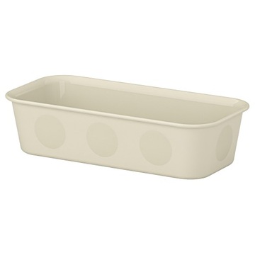 IKEA NOJIG Organizer plastik/beżowy 10x20x5 cm