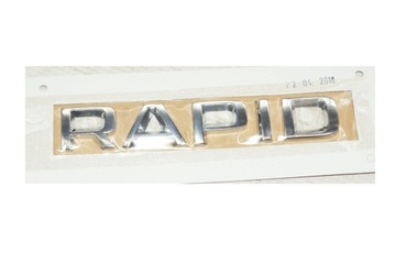 ORIGINÁLNÍ NÁPIS ZNAKY CHROM RAPID