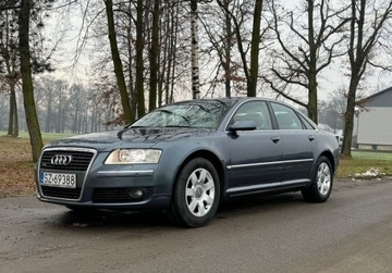 Audi A8 D3 Sedan 3.0 V6 TDI 233KM 2006 Audi A8 Bezwypadkowy, 10 lat w jednych rekach 3.0 Diesel 233KM