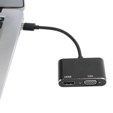 Адаптер USB3.0 — VGA/HDMI Преобразователь питания