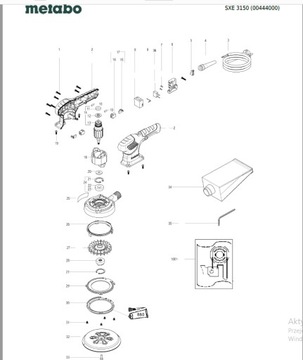 Вентилятор Metabo для SXE 3150