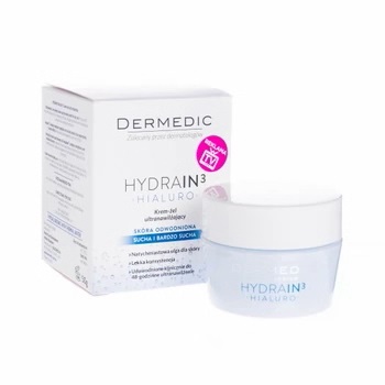 DERMEDIC HYDRAIN 3 HIALURO KREM ŻEL NAWILŻAJĄCY 50 ml