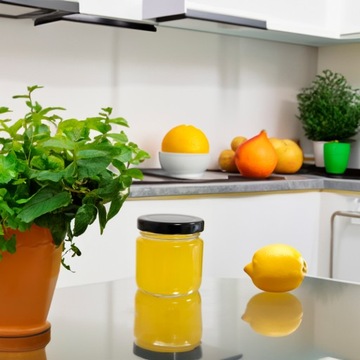 БАНКА 100 мл ПИЩЕВЫЙ КОНТЕЙНЕР ДЛЯ ПРИГОТОВЛЕНИЯ МЕДОВОГО ВАРЕНИЯ стеклянные банки 5X