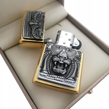УНИКАЛЬНАЯ ЗАЖИГАЛКА ZIPPO С ПОКРЫТИЕМ 24-КАРАТНОГО ЗОЛОТА