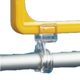 Uchwyt mocujący ramkę plastikową na rurce ? 8 mm