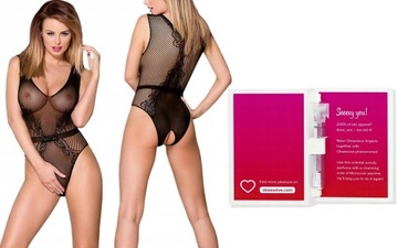 OBSESSIVE BODYS B115 OTWARTE S/M/L CZARNE SEXY