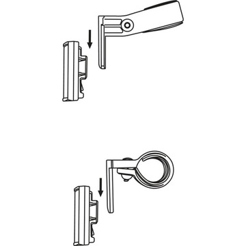 КОМПЛЕКТ ПЕРЕДНЕГО ЗАДНЕГО ОТРАЖАТЕЛЯ DUNLOP