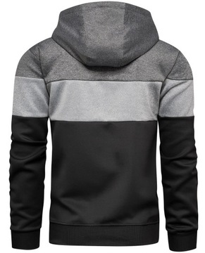 СВИТШОТ МУЖСКИЙ С КАПЮШОНОМ, МОЛНИЯ L