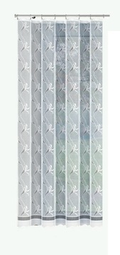 BIAŁA GOTOWA FIRANKA ŻAKARDOWA 250 x 200 cm