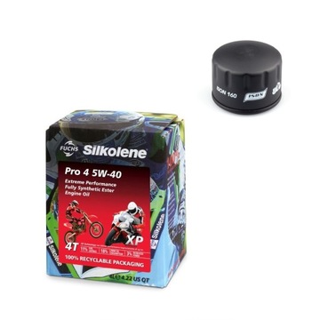 SILKOLENE OLEJ PRO 4 5W40 +FILTR BMW S1000R