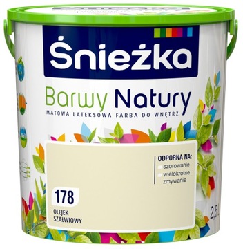 FARBA ŚNIEŻKA BARWY NATURY OLEJEK SZAŁWIOWY 2,5L