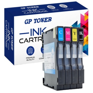 4x gelový inkoust pro Ricoh Aficio SG2100n SG3100 Series SG3110dn SG3120BSFNw