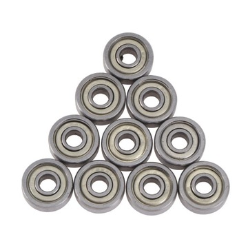 10 szt. Łożyska, Łożyska poprzeczne, 4x13x5mm,