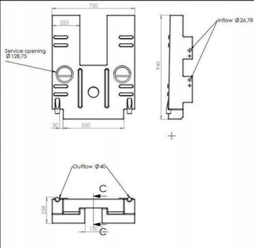 Бак для воды Fiat Ducato, Peugeot Boxer, Citro