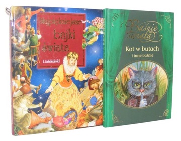BAŚNIE ŚWIATA KOT W BUTACH I INNE BAŚNIE TWARDA BDB + GRATIS