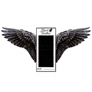 Jolash Rzęsy Black Feather Volume skręt C 0,07 - 9mm