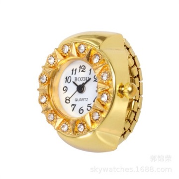 Creative anillos Finger Ring Watch Punk Mini
