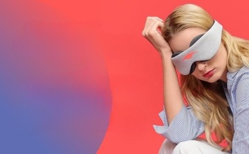 Роскошный браслет для сна, 100% темный, мягкий, без давления, регулируемый