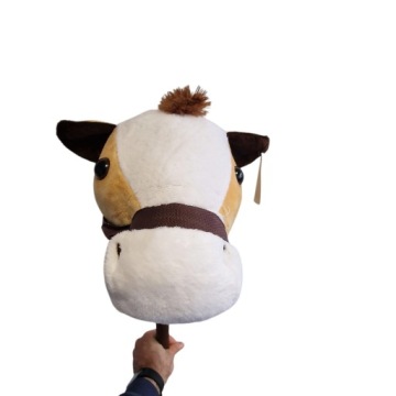 HOBBY HORSE кінь на паличці палиці іграшка голова коня коричнева конячка звук