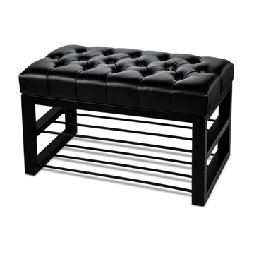Ławka Industrialna Pikowana Przedpokój loft 100 cm