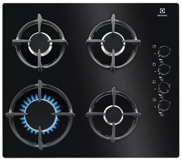 Płyta gazowa Electrolux EGG6407K czarne szkło