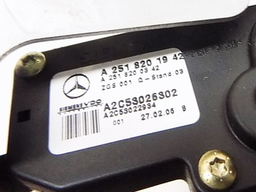 MECHANIZMUS OKNO ZVEDANÉ LEVÝ ZADNÍ - MERCEDES W251