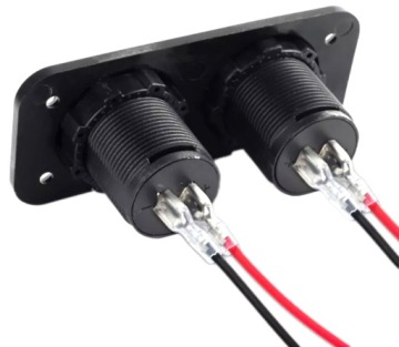 PLS37B ЗАРЯДНОЕ УСТРОЙСТВО ВОЛЬТМЕТР 2x USB 2A ПАНЕЛЬ АВТО