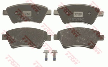 TRW MEGANE II SCENIC II ПЕРЕДНИЕ КОЛОДКИ ДИСКИ