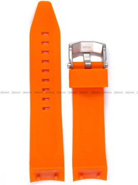 Dedykowany oryginalny pomarańczowy pasek do zegarka Vostok Lunokhod silikon