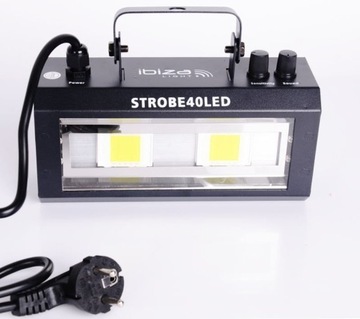 Ibiza Light Strobe40LED стробоскоп, питание от сети