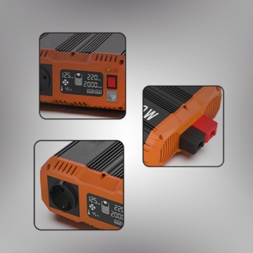 Автомобильный инвертор UROUK 12 В 230 В 3000 Вт 6000 Вт Инвертор чистого синуса