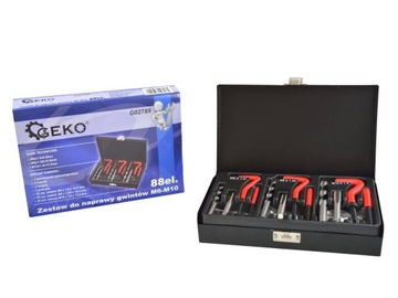 ZESTAW DO NAPRAWY ZERWANYCH GWINTÓW M6-M10 G02789