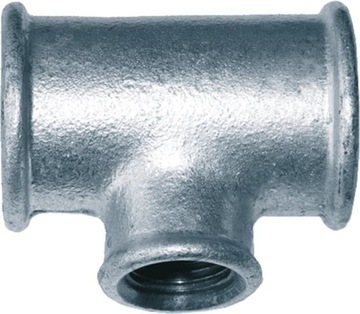 Trójnik redukcyjny ocynkowany NR 25 B1 2.1/2”x3/4”x2.1/2