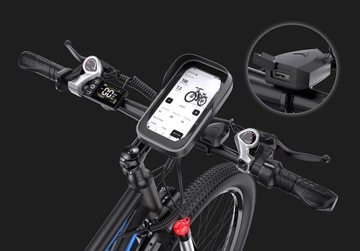 2X DUOTTS C29 Ebike 48 В/15 Ач пиковая 1000 Вт 55 км/ч 29*2,1 дюйма с приложением Ebike