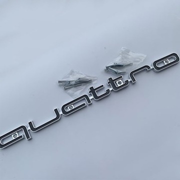 Audi Quattro Emblemat Znaczek Logo Napis Grill