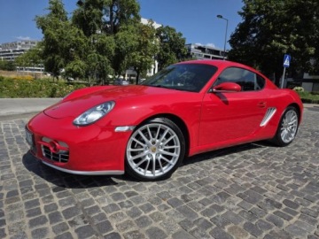 Porsche Boxster 987 2007 PORSCHE Cayman 2.7l benzyna 245KM Przebieg:112,800km Rubinowa czerwień, zdjęcie 2
