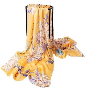 ШЕЛКОВЫЙ ШАРФ ШАРФ 100% НАТУРАЛЬНОЕ КАЧЕСТВО ШЕЛКА ШЕЛКА.