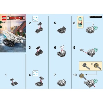 Lego Instrukcja - Ice Tank 30427