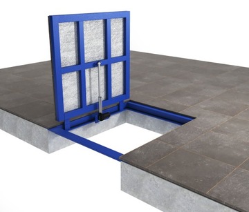 Właz do Piwnicy Właz Podłogowy 120x90 cm Hermetyczny Zapachoszczelny Termo