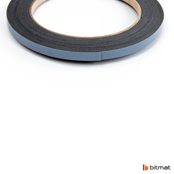 Двусторонняя клейкая монтажная лента 0,8мм х 6мм х 5м Битмат, прочный акрил