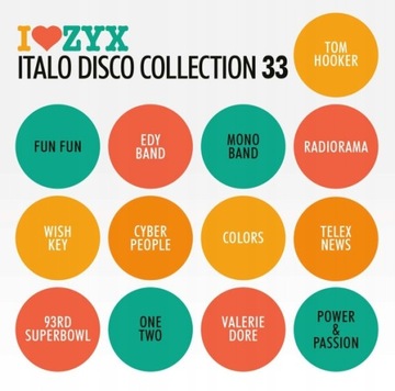 ITALO DISCO COLLECTION 33 /ZYX/ - 2 CD / NOWOŚĆ /