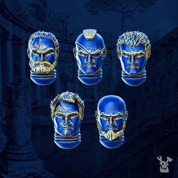 Princeps Cohorte Heads Set v1 x5 DakkaDakkaStore