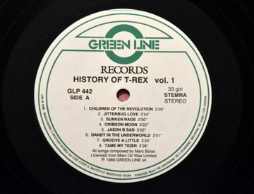 T.REX – ИСТОРИЯ винила