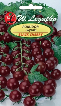 POMIDOR czarny BLACK CHERRY NASIONA 0,2G gałązka