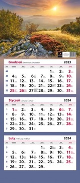 Календарь 2025, трехчастный 2025, микс узоров, 36 настенных узоров